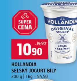 HOLLANDIA SELSKÝ JOGURT BÍLÝ 200 g 