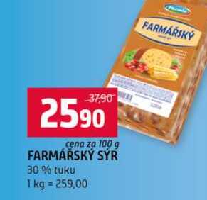 FARMÁŘSKÝ SÝR 30% tuku 100g