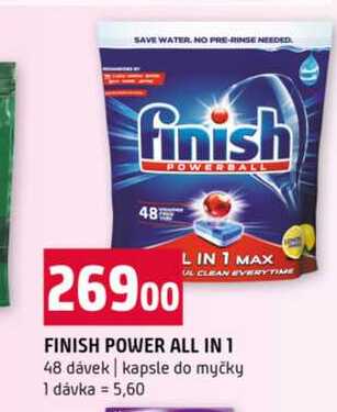 FINISH POWER ALL IN 1 48 dávek kapsle do myčky 