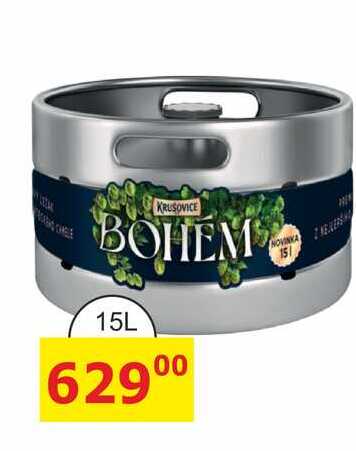 KRUŠOVICE BOHÉM 15L sud