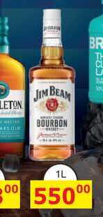 Jim Beam Bourbon whiskey 1l
