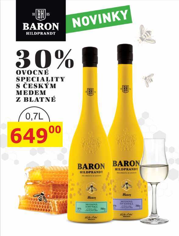 BARON HILDPRANDT Honey 0,7l