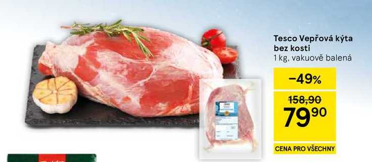 Tesco Vepřová kýta bez kosti, 1 kg