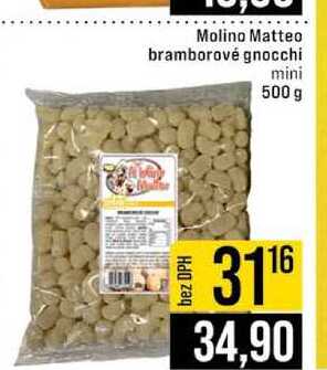 Molino Matteo bramborové gnocchi mini 500 g