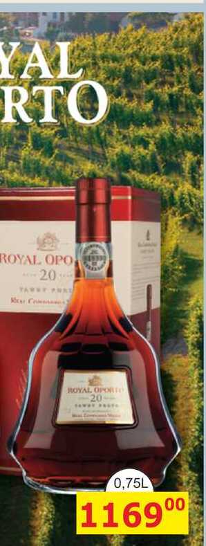 Royal Oporto Porto Tawny 20y 0,75l 20%