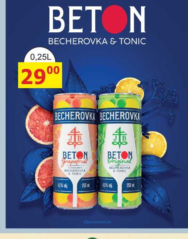BECHEROVKA & TONIC 45% 250 ml