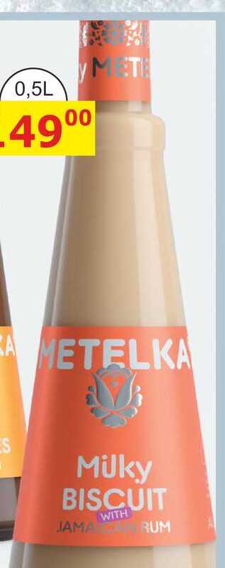 METELKA Milky BISCUIT 0,5L
