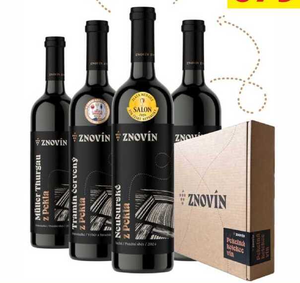 ZNOVÍN ZNOJMO TRAMÍN ČERVENÝ - výběr z hroznů - 2023 - polosladké 