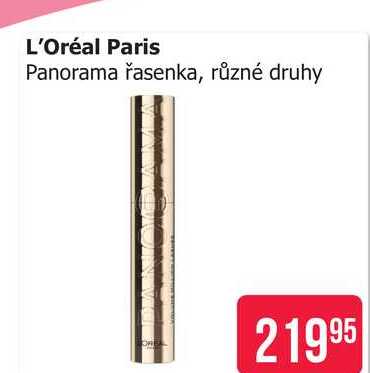 L'Oréal Paris Panorama řasenka, různé druhy