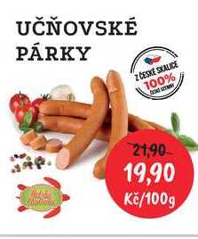 UČŇOVSKÉ PÁRKY 100g 