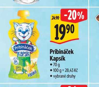   Pribináček Kapsík 70 g 
