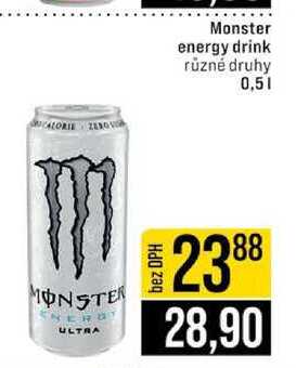 Monster energy drink různé druhy 0,5
