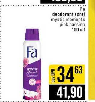 Fa deodorant sprej mystic moments pink passion 150 ml 