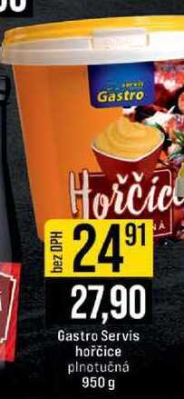 Gastro Servis hořčice plnotučná 950 g 