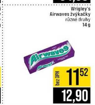 Wrigley's Airwaves žvýkačky různé druhy 14 g 