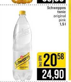 Schweppes tonic original pink 1,5l