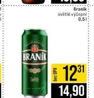 Braník světlé výčepní 0,5l 