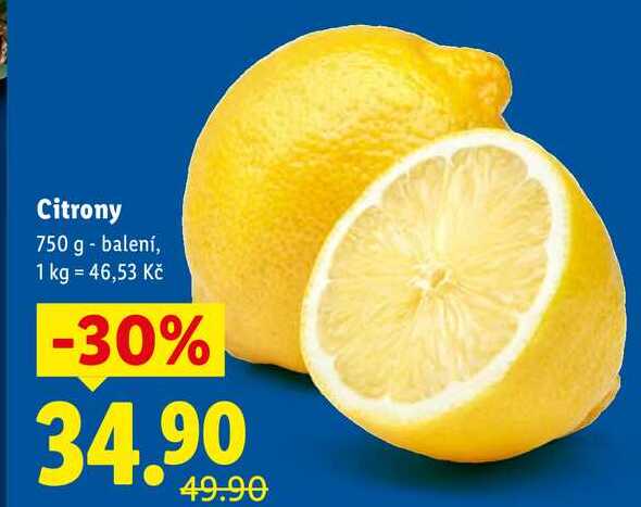 Citrony, 750 g