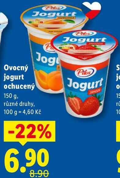 Ovocný jogurt ochucený, 150 g