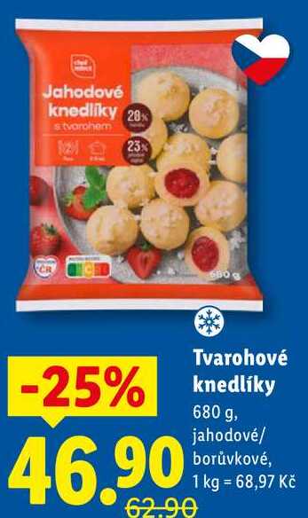Tvarohové knedlíky, 680 g