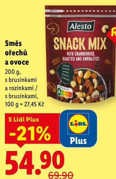 Směs ořechů a ovoce, 200 g