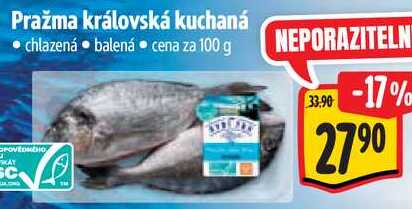 Pražma královská kuchaná, cena za 100 g
