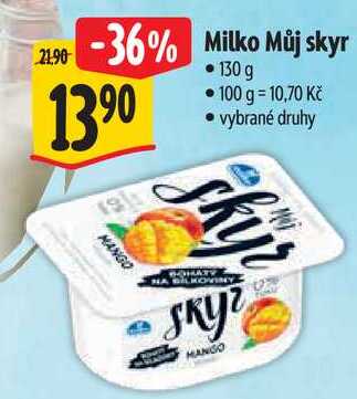 Milko Můj skyr, 130 g