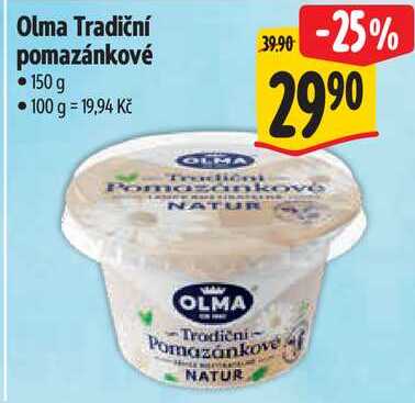 Olma Tradiční pomazánkové, 150 g