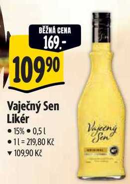 Vaječný Sen Likér, 0,5 l