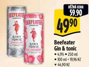 Beefeater Gin & tonic, 250 ml