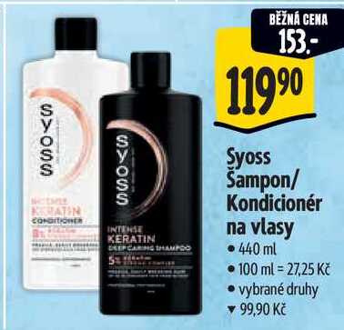 Syoss Šampon na vlasy, 440 ml 