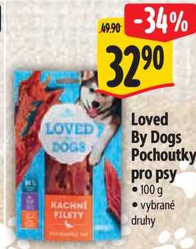 Loved By Dogs Pochoutky pro psy, 100 g