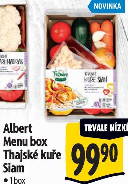 Albert Menu box Thajské kuře Siam 1 box