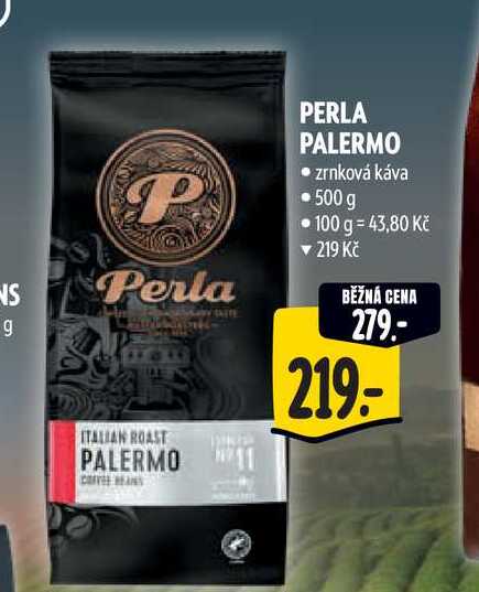   PERLA PALERMO  zrnková káva 500 g 