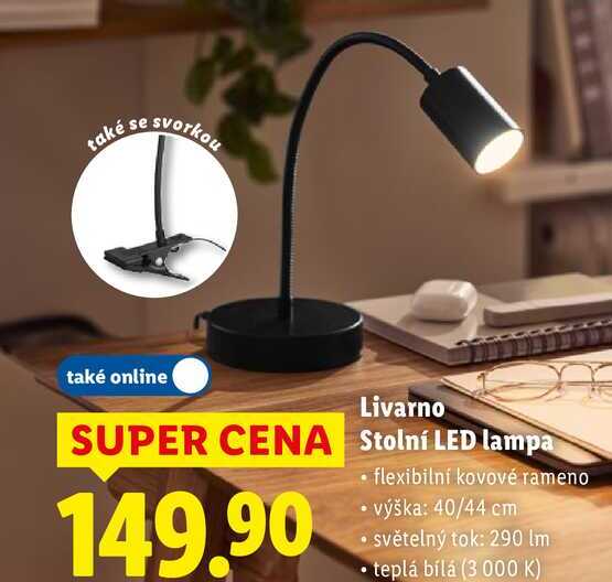 Livarno Stolní LED lampa 