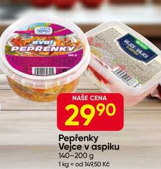 Pepřenky Vejce v aspiku 140-200 g