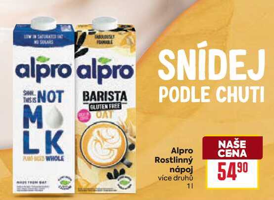 Alpro Rostlinný nápoj 1l
