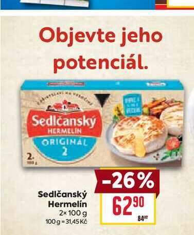 Sedlčanský Hermelín 2× 100 g