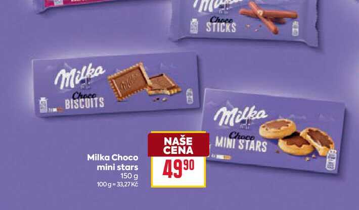 Milka Choco mini stars 150 g
