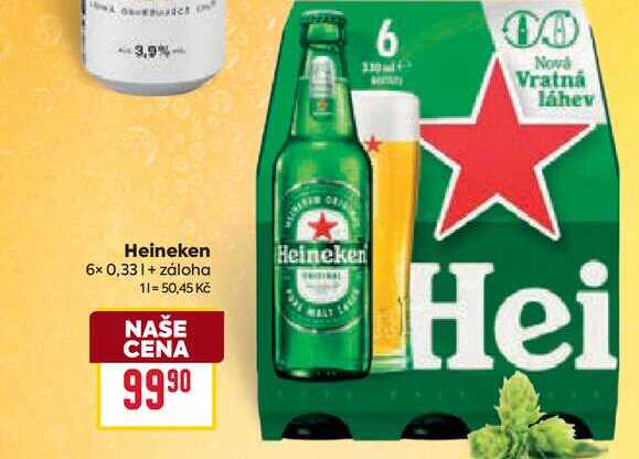 Heineken 6x 0,33l