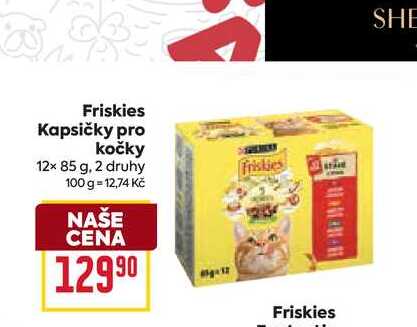 Friskies Kapsičky pro kočky 12× 85 g