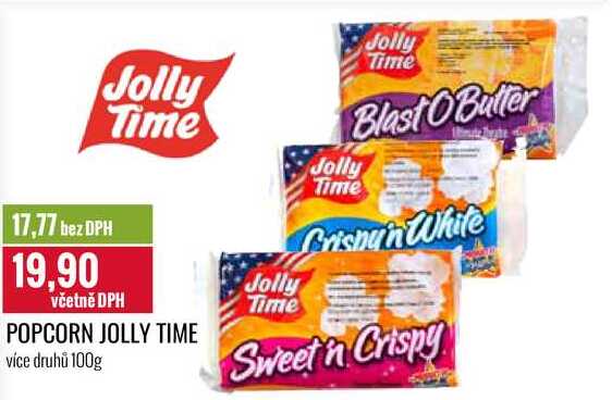 POPCORN JOLLY TIME 100g