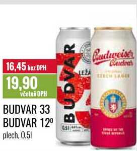 BUDVAR 12° 0,5l