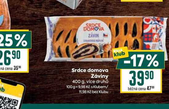 Srdce domova Záviny 400 g