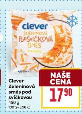 Clever Zeleninová směs pod svíčkovou 450 g 