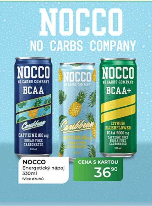 NOCCO Energetický nápoj 330ml 