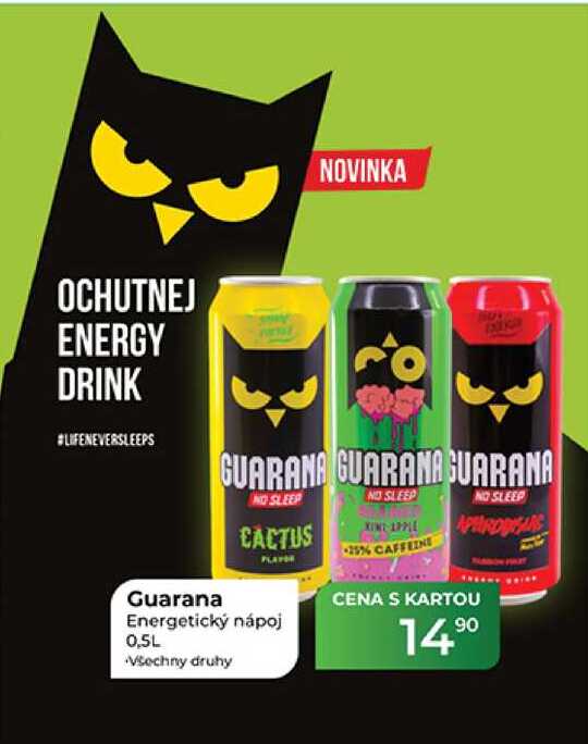 Guarana Energetický nápoj 0,5L 