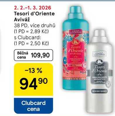 Tesori d'Oriente Aviváž, 38 PD, více druhů