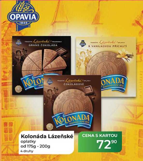 Kolonáda Lázeňské oplatky od 175g - 200g