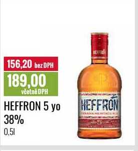 HEFFRON 5 yo 38% 0,5L